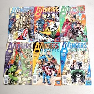 AVENGERS FOREVER 1-12 1998 1999 MARVEL COMICS LOT BUSIEK PACHECO ONLY 6 OF 12